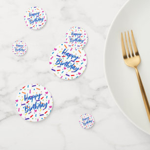 Sweet Sprinkle verjaardagsfeestje thema Confetti