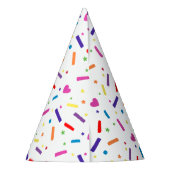 Sweet Sprinkle verjaardagsfeestje thema Feesthoedjes (Achterkant)