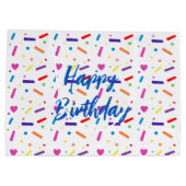 Sweet Sprinkle verjaardagsfeestje thema Groot Cadeauzakje (Achterkant)