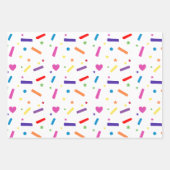 Sweet Sprinkle verjaardagsfeestje thema Inpakpapier Vel (Voorkant 3)