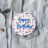 Sweet Sprinkle verjaardagsfeestje thema Ronde Button 4,0 Cm (In situ)