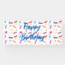 Sweet Sprinkle verjaardagsfeestje thema Spandoek