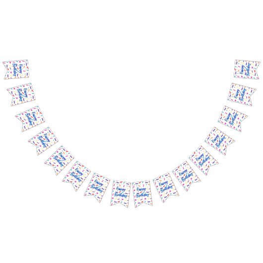 Sweet Sprinkle verjaardagsfeestje thema Vlaggetjes (Alle)