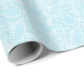 Sweet Sprinkles Blue Cadeaupapier (Rol Hoek)