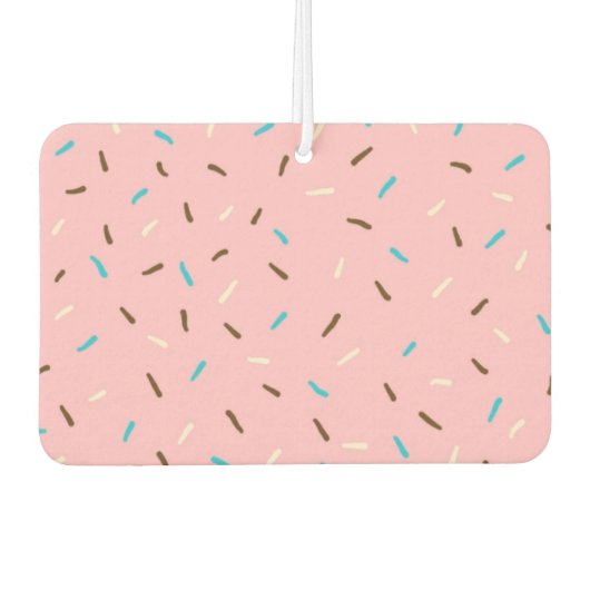 Sweet Sprinkles Car Luchtverfrisser (Strawberry Pi (Voorkant)