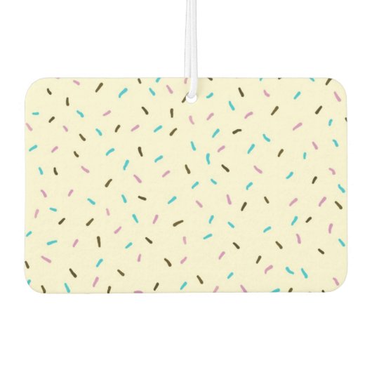 Sweet Sprinkles Car Luchtverfrisser (Vanilla Cream (Voorkant)