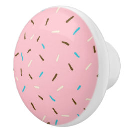 Sweet Sprinkles Keramische Knop (Strawberry Pink)