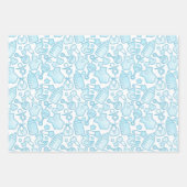 Sweet Sprinkles Ombre Blue Inpakpapier Vel (Voorkant 3)