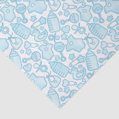 Sweet Sprinkles Ombre Blue Tissuepapier (Detail)