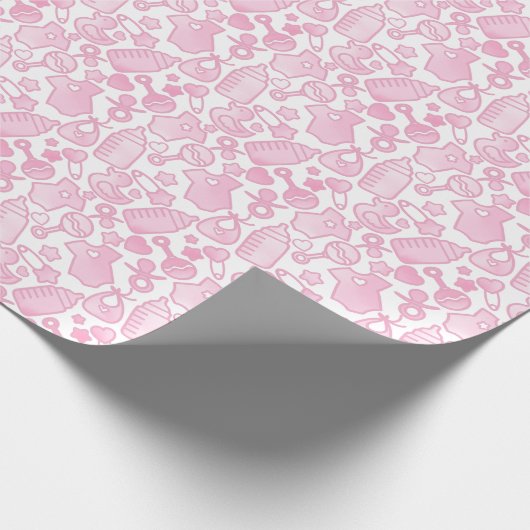 Sweet Sprinkles Ombre Pink Cadeaupapier (Hoek)