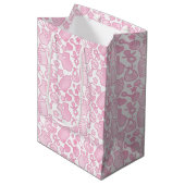 Sweet Sprinkles Ombre Pink Medium Cadeauzakje (Voorkant Gekanteld)