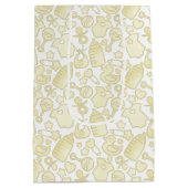 Sweet Sprinkles Ombre Yellow Medium Cadeauzakje (Achterkant)