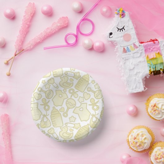 Sweet Sprinkles Ombre Yellow Papieren Kommen (Feest)