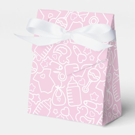 Sweet Sprinkles Pink Bedankdoosjes (Voorkant Zijde)