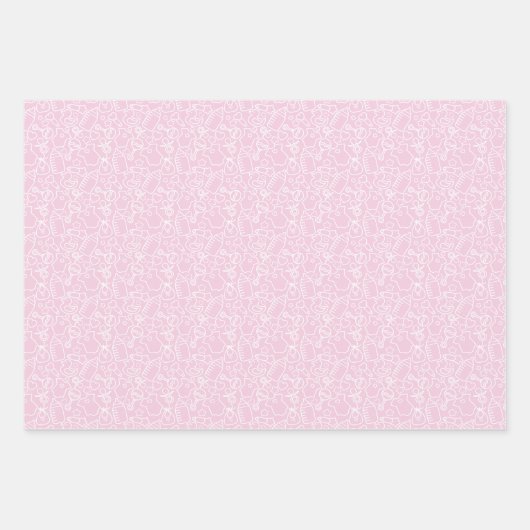 Sweet Sprinkles Pink Inpakpapier Vel (Voorkant 2)