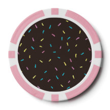 Sweet Sprinkles Poker Chips (Chocolade Bruin)