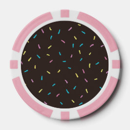 Sweet Sprinkles Poker Chips (Chocolade Bruin)