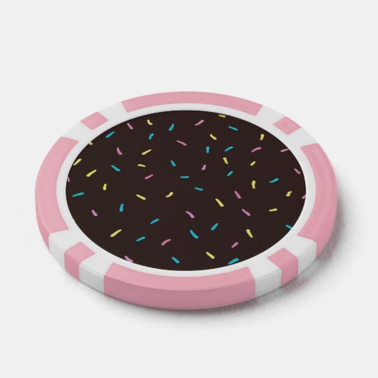 Sweet Sprinkles Poker Chips (Chocolade Bruin) (Enkel)