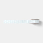 Sweet Sprinkles White Blue Satijnen Lint (Voorkant)
