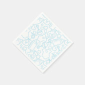 Sweet Sprinkles White Blue Servet (Hoek)