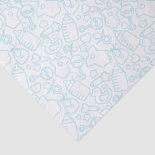 Sweet Sprinkles White Blue Tissuepapier (Detail)