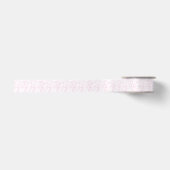Sweet Sprinkles White Pink Satijnen Lint (Voorkant)