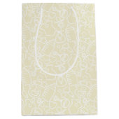 Sweet Sprinkles Yellow Medium Cadeauzakje (Voorkant)