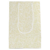 Sweet Sprinkles Yellow Medium Cadeauzakje (Achterkant)