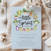 Sweet Sprout Baby shower Invitation Kaart