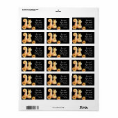 Sweet Squirrel aangepaste Adresetiketten Etiket (Full Sheet)