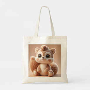 Sweet Squirrel Canvas tas