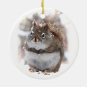 Sweet Squirrel Keramisch Ornament (Achterkant)