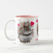 Sweet Squirrel Moederdag Tweekleurige Koffiemok (Links)