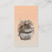 Sweet Squirrel Mommy Contactkaartje (Achterkant)