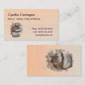 Sweet Squirrel Mommy Contactkaartje (Voorkant / Achterkant)