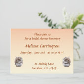 Sweet Squirrel Vrijgezellenfeest Kaart (Staand voorkant)