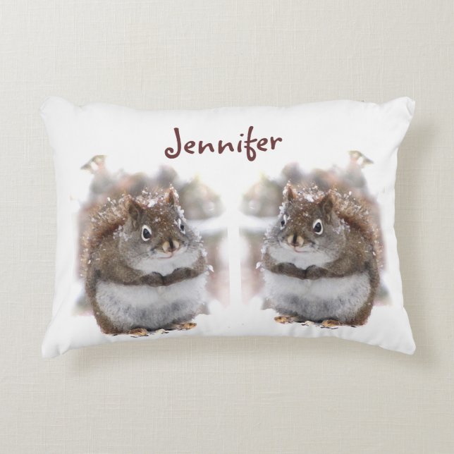 Sweet Squirrels Accent Pillow Accent Kussen (Voorkant)