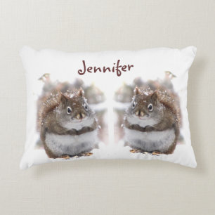 Sweet Squirrels Accent Pillow Kussen