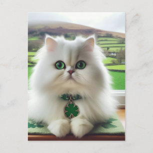 Sweet St. Patricks Dag Kat Briefkaart