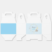 Sweet Stars Blue Clouds Teddy Bear Baby shower Bedankdoosjes (Ongevouwen)