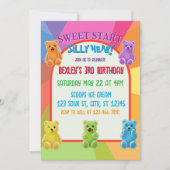 Sweet Start, Silly Heart Candy Bears Birthday Kaart (Voorkant)