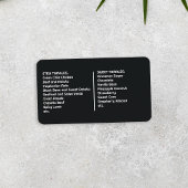 Sweet & Stew Tamales Visitekaartje