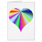 Sweet Sticky Rainbow Heart Kaart (Voorkant)