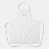 Sweet Stippen Editable Color Personalized Apron Schort (Voorkant)