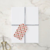 Sweet Strawberries & Hearts Gift Label Cadeaulabel (Met Touw)