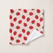 Sweet Strawberries Pattern Bad Handdoek (Wasdoekje)