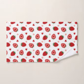 Sweet Strawberries Pattern Bad Handdoek (Handdoek)