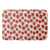 Sweet Strawberries Pattern Badmat (Voorkant)