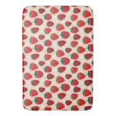 Sweet Strawberries Pattern Badmat (Voorkant Verticaal)