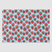 Sweet Strawberries Pattern Tissuepapier (Voorkant)